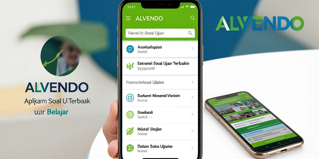 Tampilan antarmuka ALVENDO yang menarik dan fungsional.