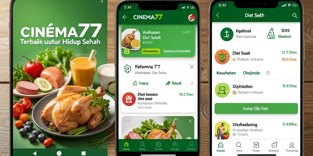Antarmuka CINEMA77 yang intuitif dan menarik untuk Diet Sehat.