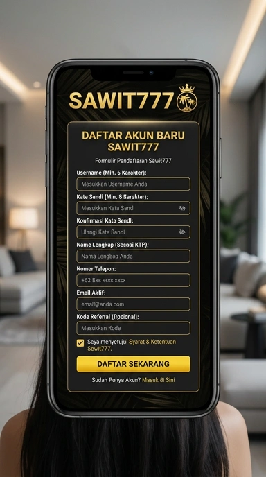Panduan Buat Akun Baru di sawit777